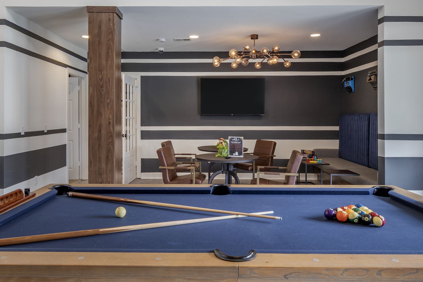 clubhouse with pool table
